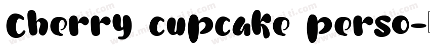 Cherry cupcake perso字体转换
